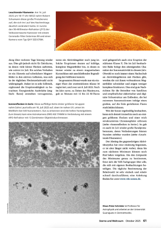 Sterne und Weltraum ottobre 2025-2